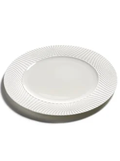 Assiette plate rond blanc porcelaine bone china Ø 29 cm Nido - SERAX Sale