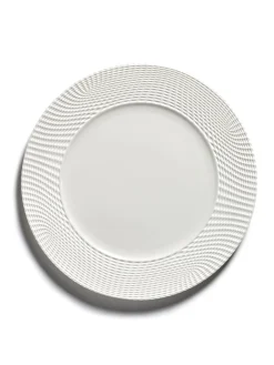 Assiette plate rond blanc porcelaine bone china Ø 29 cm Nido - SERAX Sale