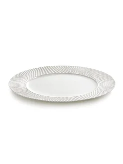 Assiette plate rond blanc porcelaine bone china Ø 29 cm Nido - SERAX Sale