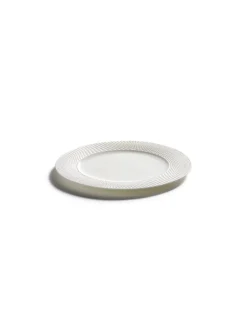 Assiette plate rond blanc porcelaine bone china Ø 18 cm Nido - SERAX Outlet