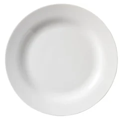 ESSENTIALS COLLECTION Assiette plate rond blanc porcelaine Ø 27 cm Bazik Online