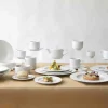 ACCOLADE Assiette plate rond blanc porcelaine Ø 15 cm Presto