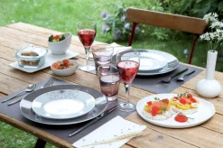 Assiette plate rond blanc porcelaine Ø 19 cm Intemporel - PRO.MUNDI Hot