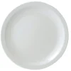 ESSENTIALS COLLECTION Assiette plate rond blanc porcelaine Ø 24 cm Mayana New