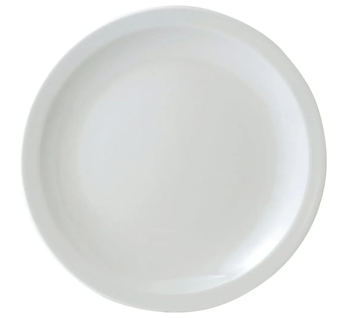 ESSENTIALS COLLECTION Assiette plate rond blanc porcelaine Ø 24 cm Mayana New