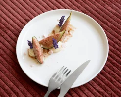 ACCOLADE Assiette plate rond blanc porcelaine renforcée Ø 25 cm Artic Outlet