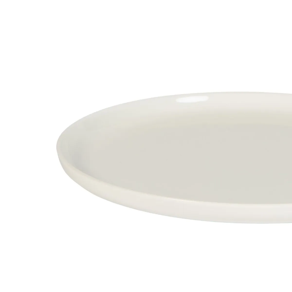 ACCOLADE Assiette plate rond blanc porcelaine renforcée Ø 25 cm Artic Outlet