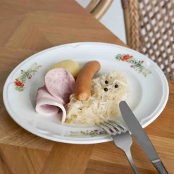 Aucune Assiette plate rond blanc porcelaine Ø 31 cm Gourmet Discount