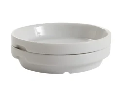 PRO.MUNDI Assiette plate rond blanc porcelaine Ø 13 cm Cafett Hot