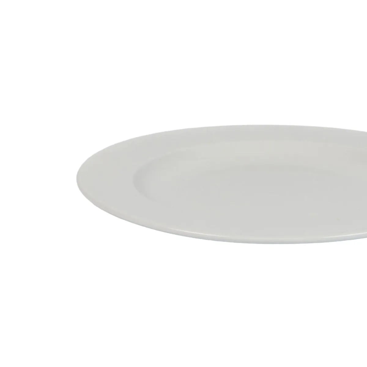 Assiette plate rond blanc porcelaine Ø 21 cm Presto - ACCOLADE New