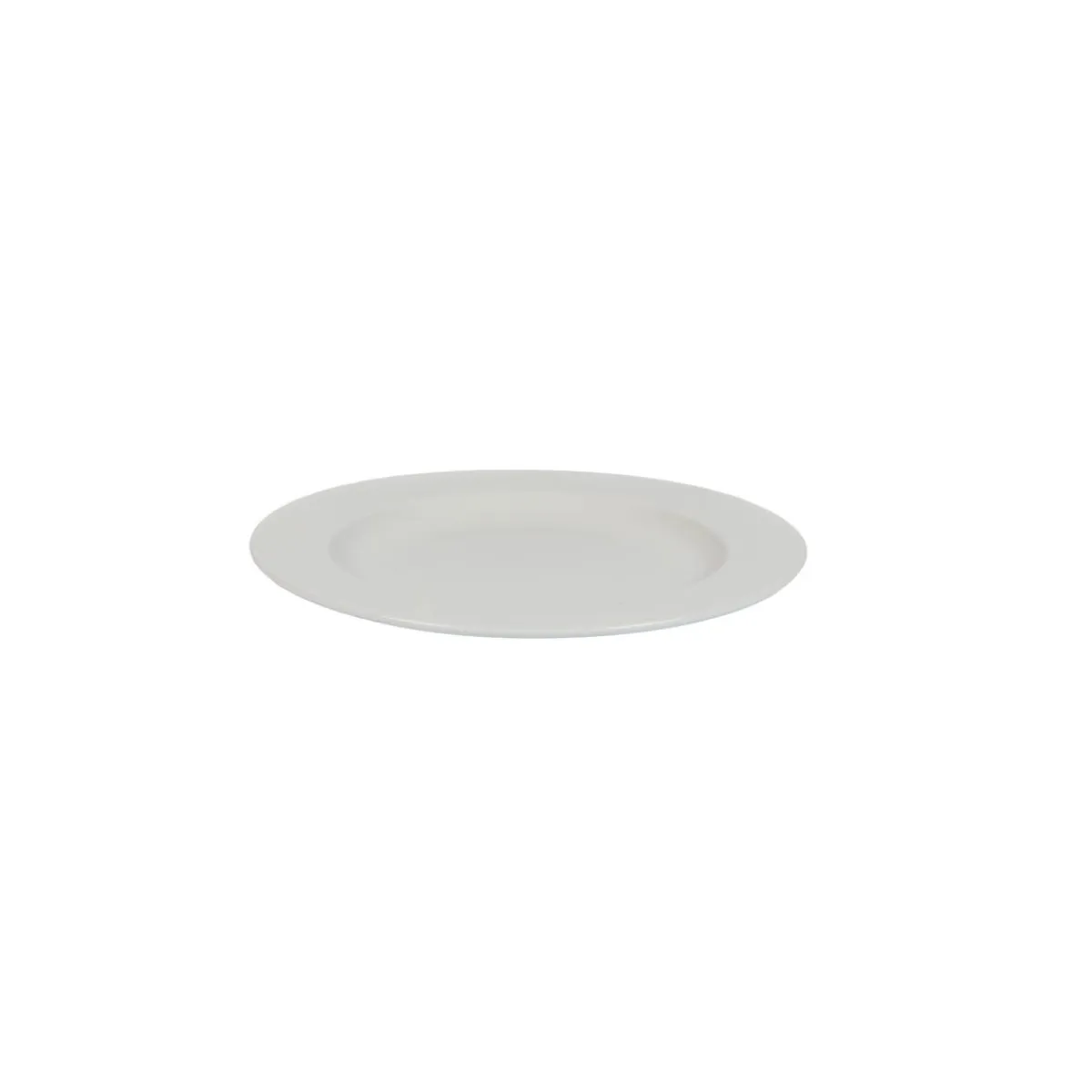 Assiette plate rond blanc porcelaine Ø 21 cm Presto - ACCOLADE New