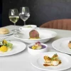 Assiette plate rond blanc porcelaine Ø 17 cm Presto - ACCOLADE