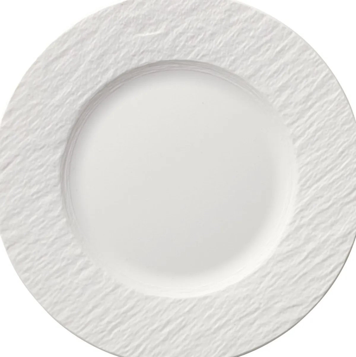 VILLEROY & BOCH Assiette plate rond blanc porcelaine Ø 22 cm The Rock Online