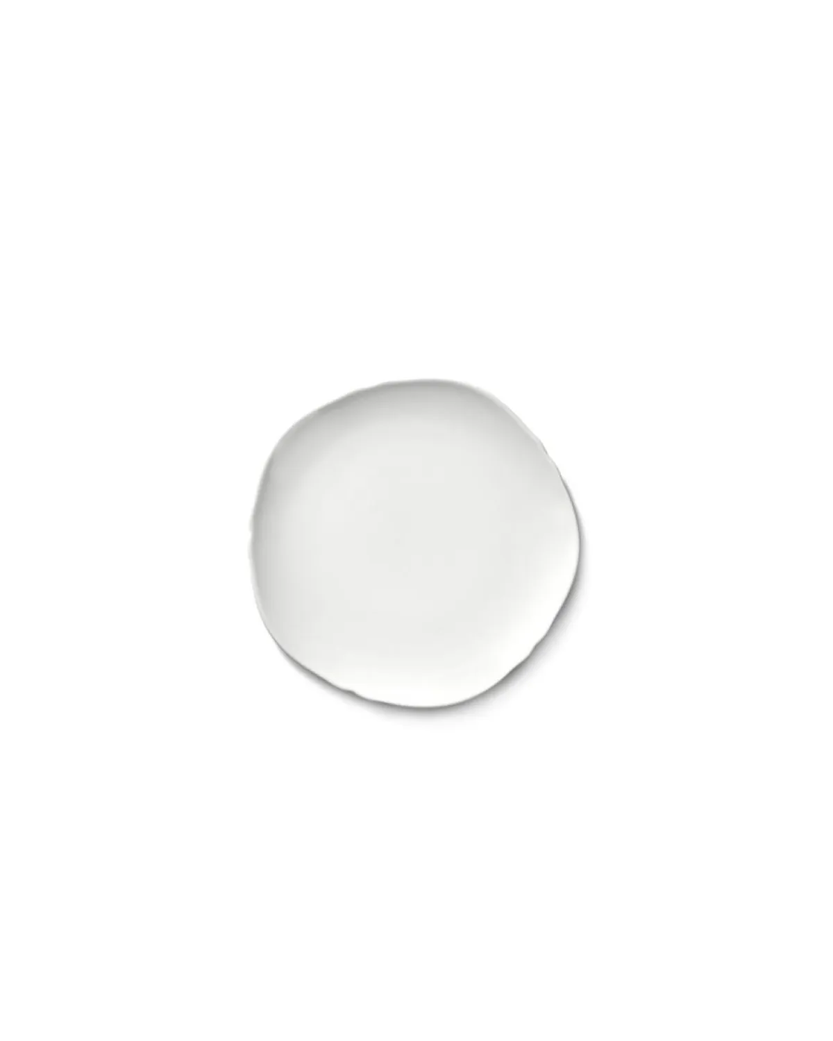 SERAX Assiette plate rond blanc porcelaine Ø 15 cm Silhouette New