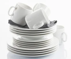 REVOL Assiette plate rond blanc porcelaine culinaire Ø 26 cm Les Essentiels Discount