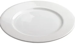 Assiette plate rond blanc porcelaine culinaire Ø 21 cm Les Essentiels - REVOL Discount