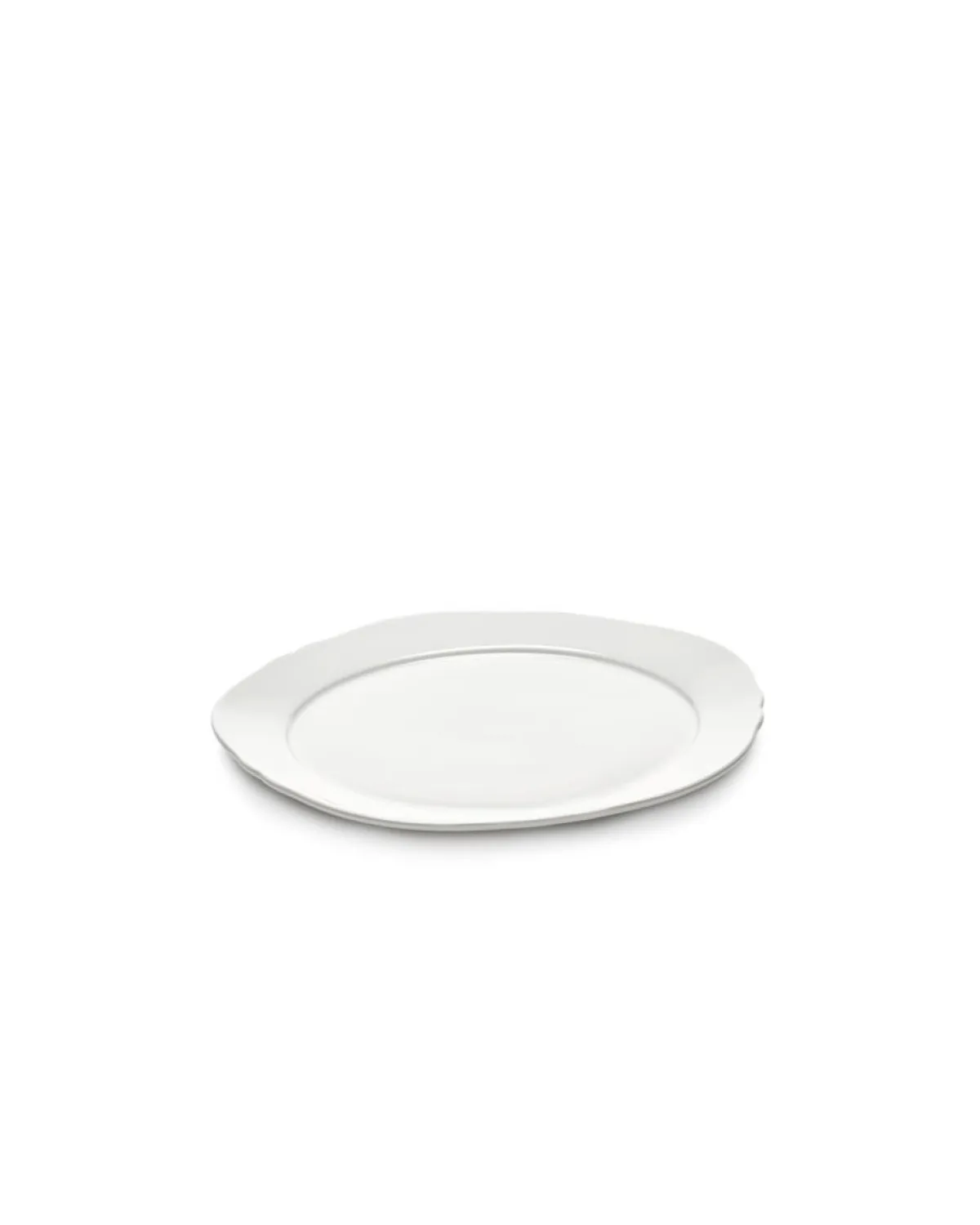 Assiette plate rond blanc porcelaine Ø 23,5 cm Silhouette - SERAX Best
