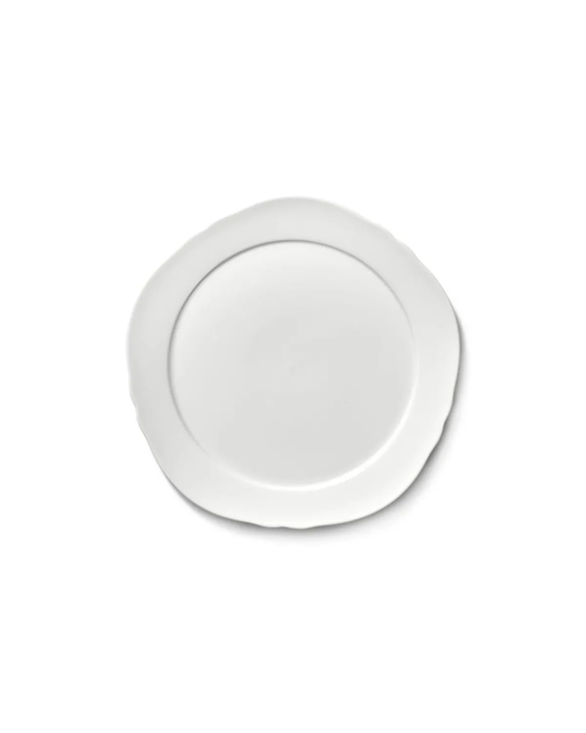 Assiette plate rond blanc porcelaine Ø 23,5 cm Silhouette - SERAX Best