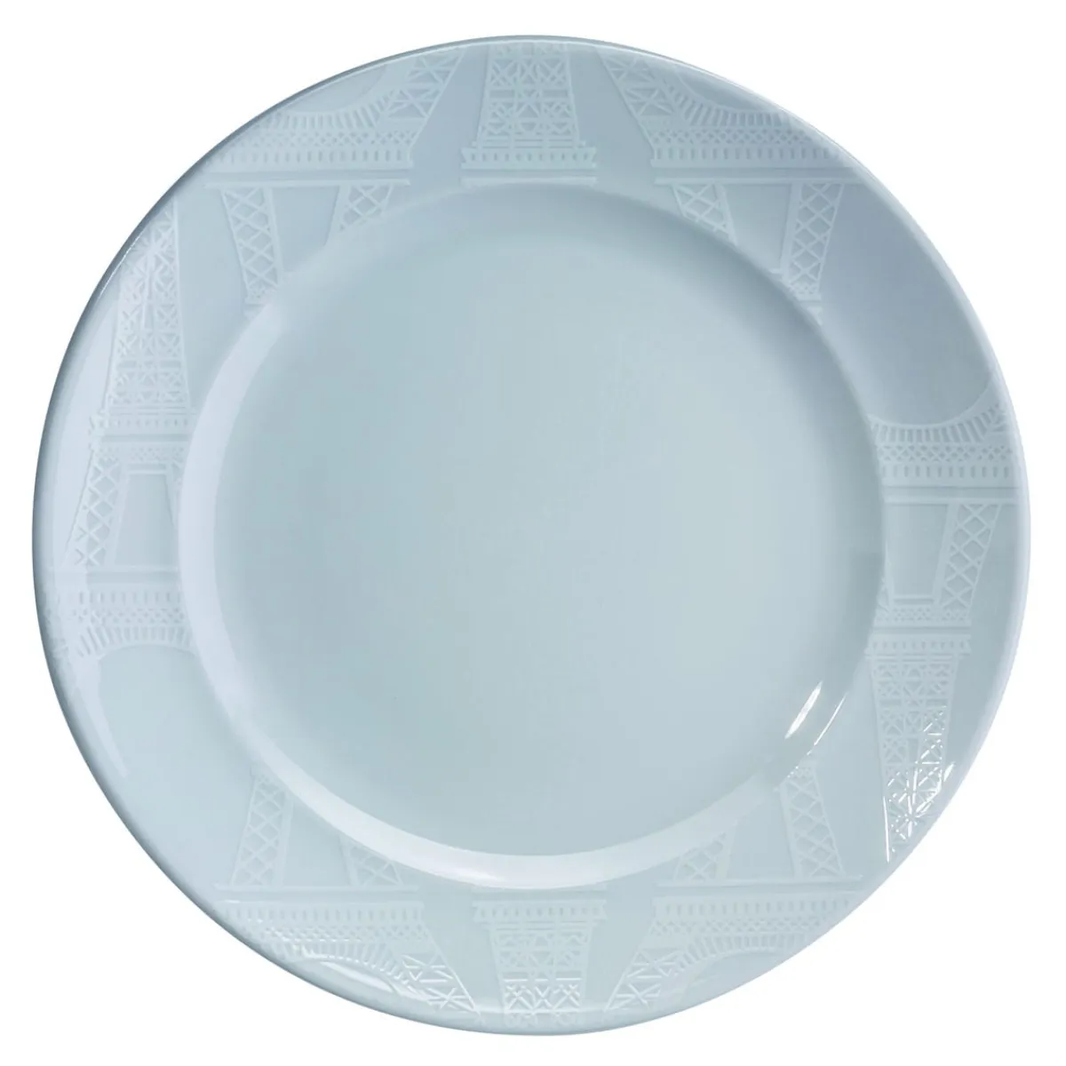 PILLIVUYT Assiette plate rond blanc porcelaine culinaire Ø 27 cm Paris Discount