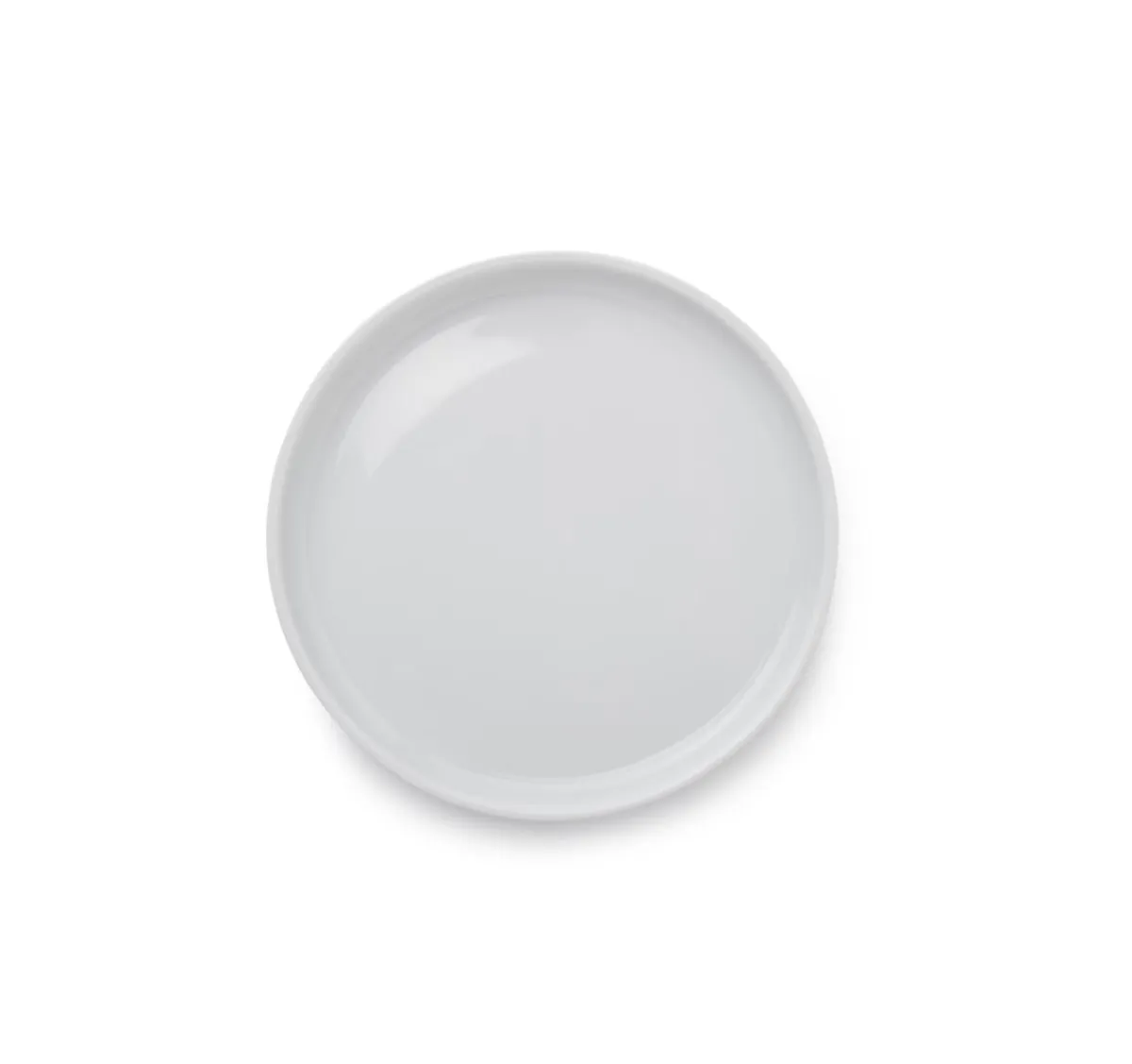 DEGRENNE Assiette plate rond blanc porcelaine Ø 14 cm La Vaisselle De L'econome