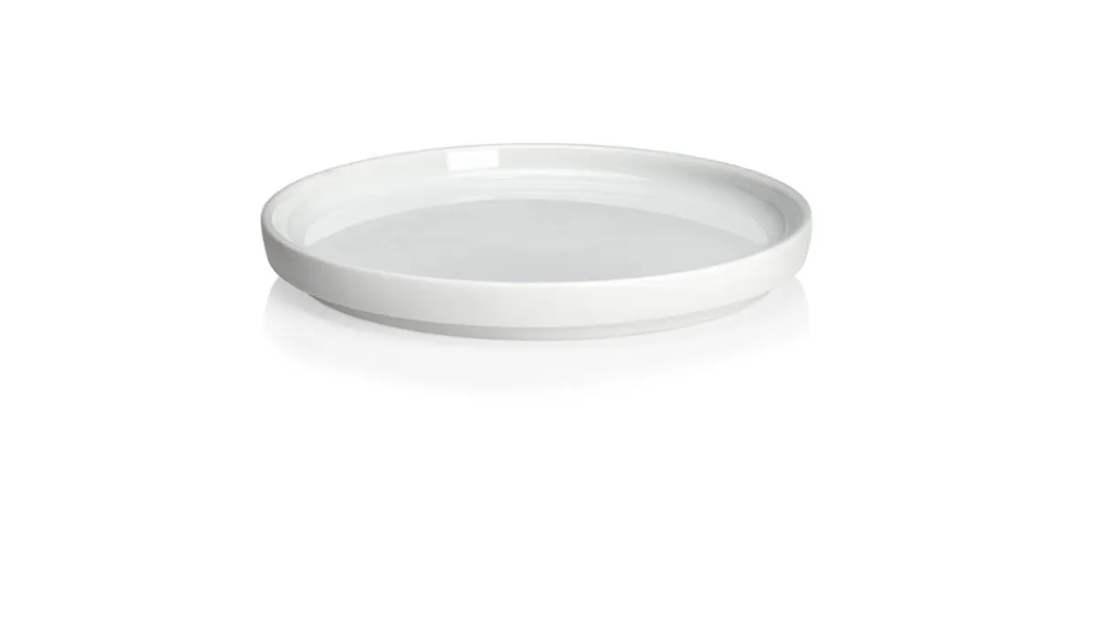 DEGRENNE Assiette plate rond blanc porcelaine Ø 14 cm La Vaisselle De L'econome