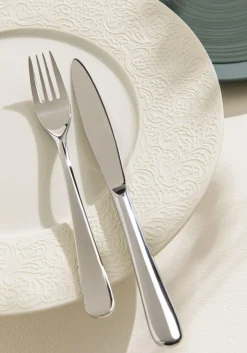VILLEROY & BOCH Assiette plate rond blanc porcelaine bone china Ø 22 cm Anmut New