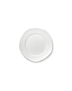 Assiette plate rond blanc porcelaine Ø 17 cm Silhouette - SERAX Hot