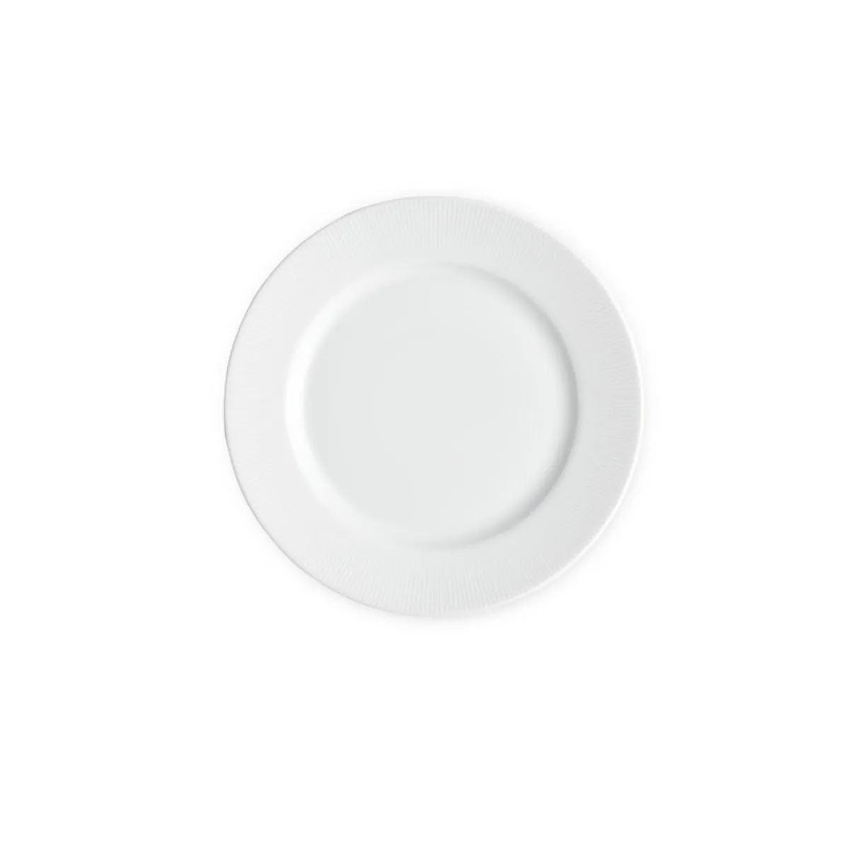 Assiette plate rond blanc porcelaine Ø 22 cm Eventail - PILLIVUYT Sale