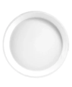 Assiette plate rond blanc porcelaine culinaire Ø 23 cm Regithermie - enova New