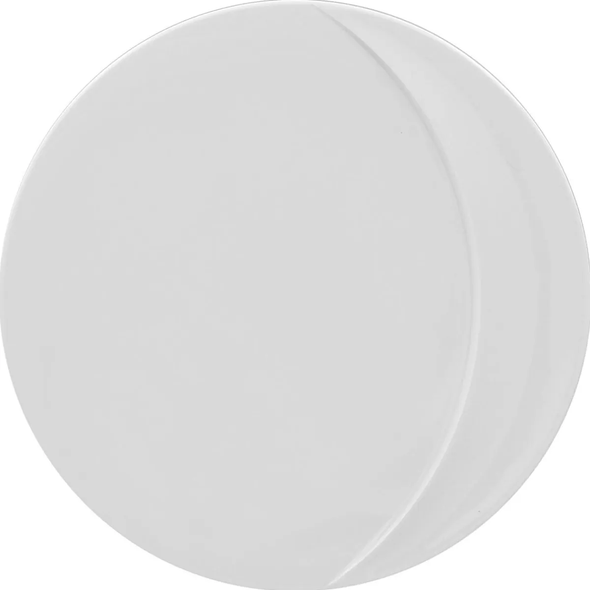 Assiette plate rond blanc porcelaine vitrifiée Ø 10,9 cm Moon - RAK Best