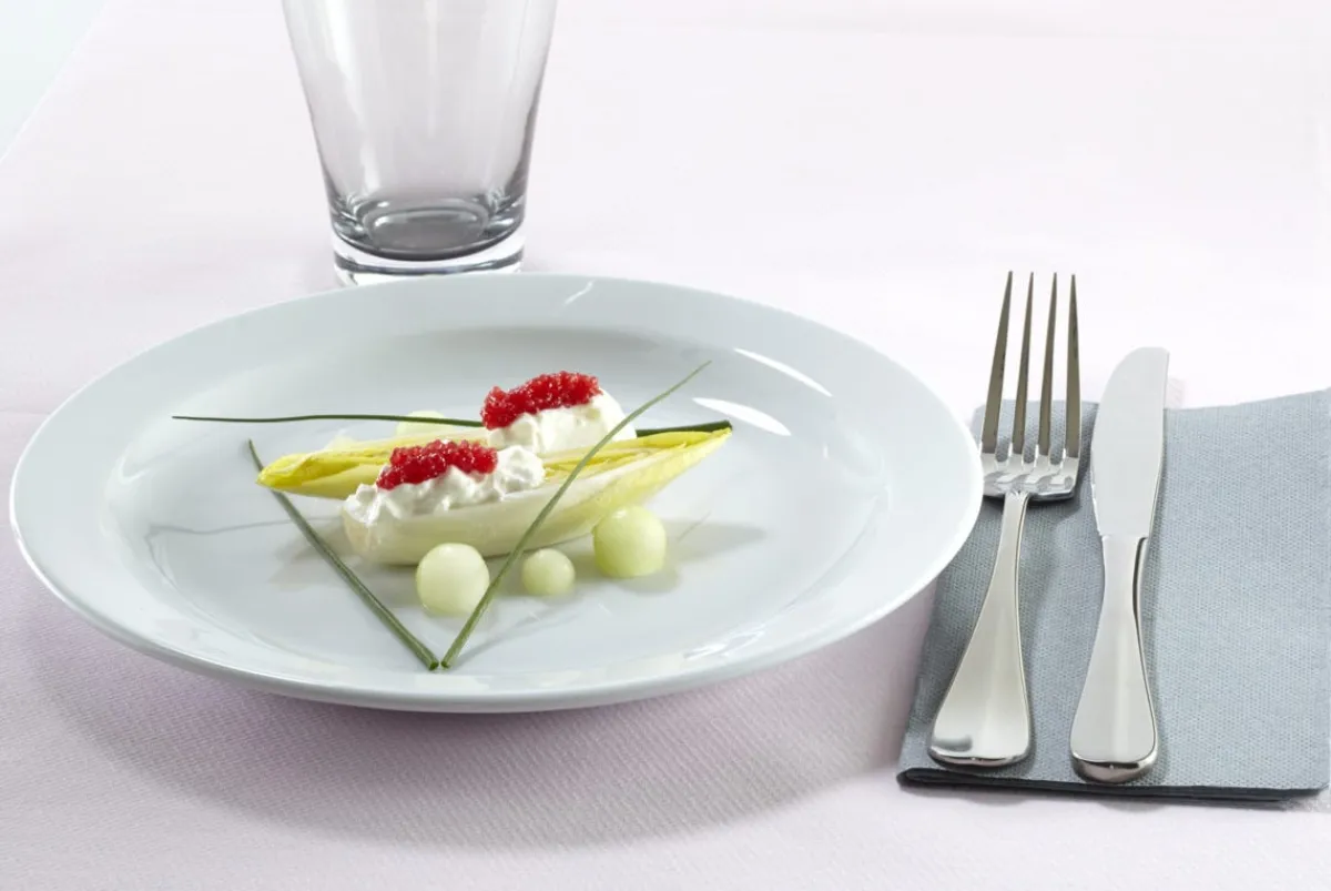 Aucune Assiette plate rond blanc porcelaine Ø 26 cm Venus Best