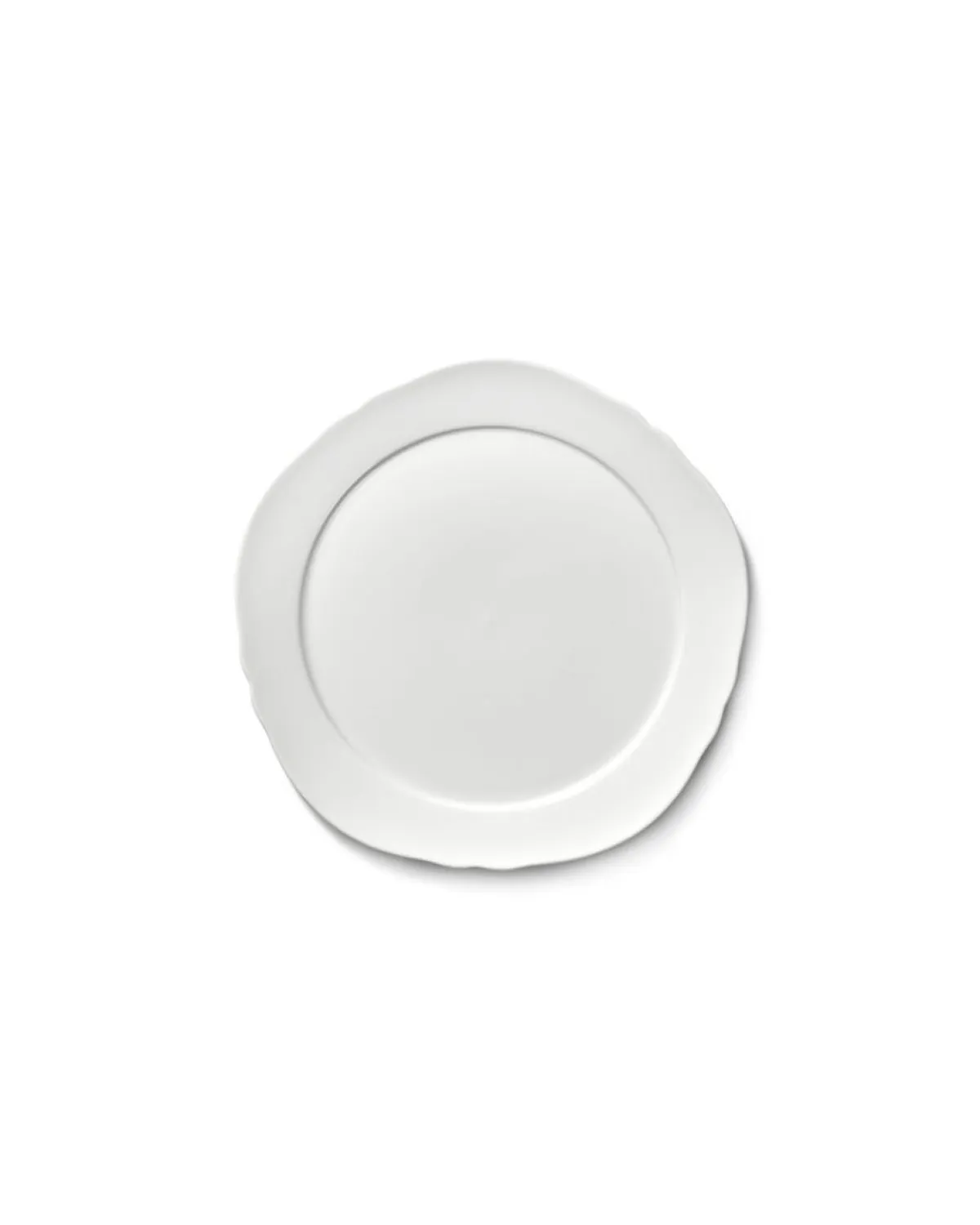 SERAX Assiette plate rond blanc porcelaine Ø 20,6 cm Silhouette Outlet