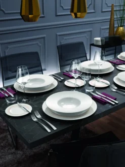 VILLEROY & BOCH Assiette plate rond blanc porcelaine Ø 22 cm Stella Vogue