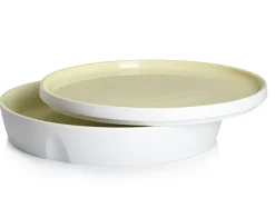 Assiette plate rond blanc porcelaine Ø 24 cm La Vaisselle De L'econome - DEGRENNE Clearance