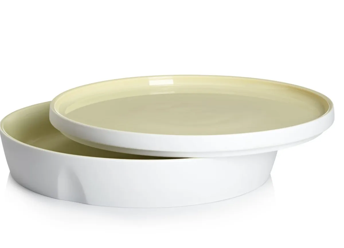 Assiette plate rond blanc porcelaine Ø 24 cm La Vaisselle De L'econome - DEGRENNE Clearance