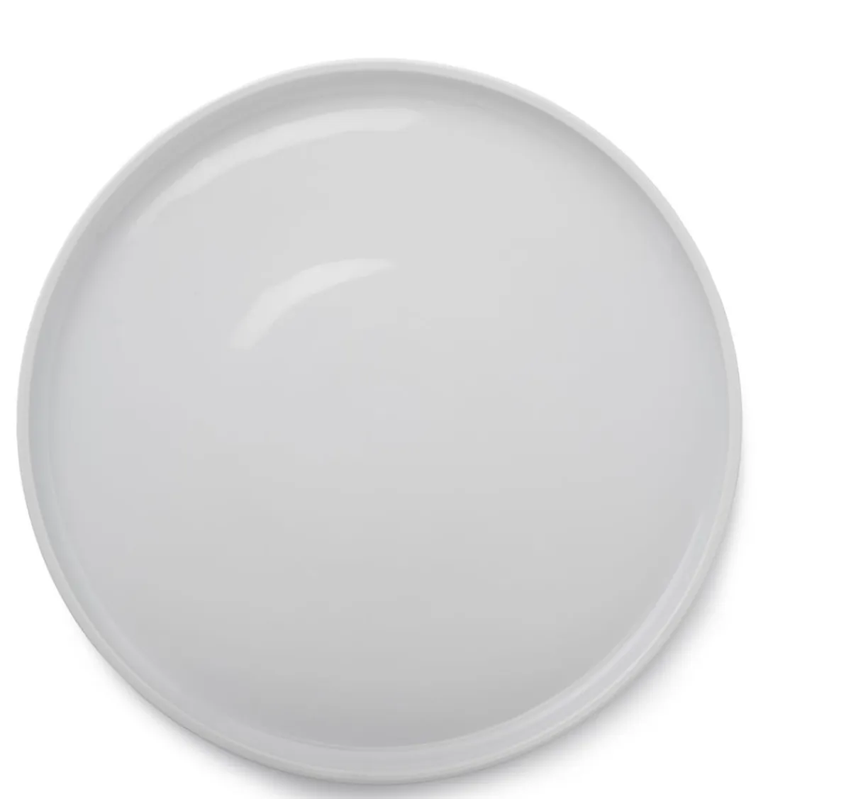 Assiette plate rond blanc porcelaine Ø 24 cm La Vaisselle De L'econome - DEGRENNE Clearance