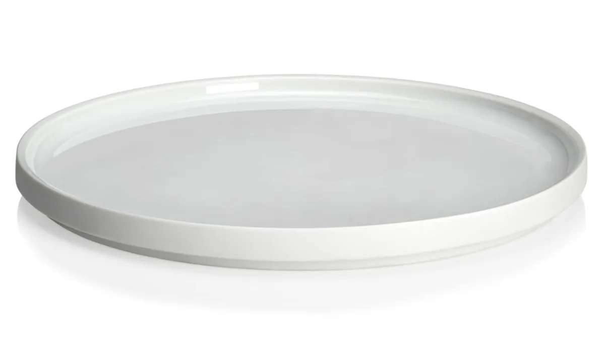 Assiette plate rond blanc porcelaine Ø 24 cm La Vaisselle De L'econome - DEGRENNE Clearance