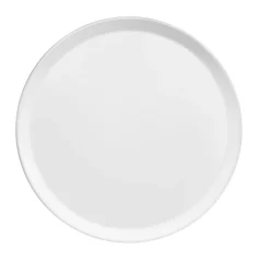 Assiette plate rond blanc porcelaine Ø 27 cm Yaka - MEDARD DE NOBLAT Online