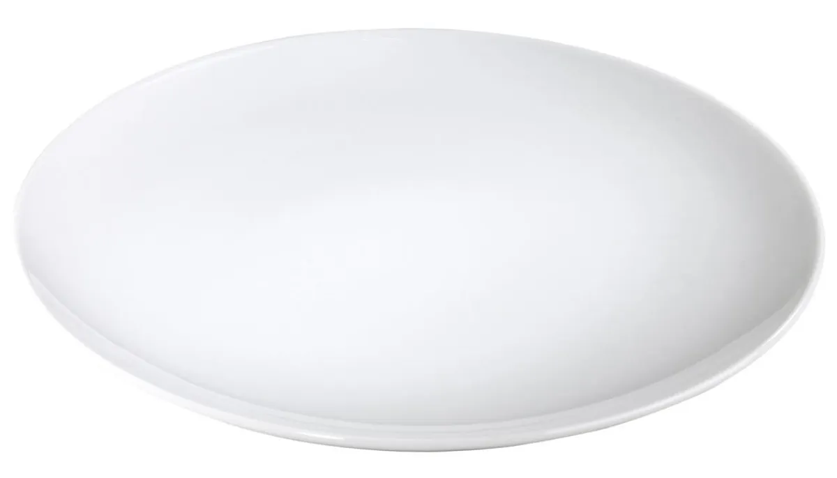 Assiette plate rond blanc porcelaine culinaire Ø 28 cm Louna - PILLIVUYT Discount