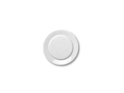 DEGRENNE Assiette plate rond blanc porcelaine de limoges Ø 14 cm Collection L Couture Clearance