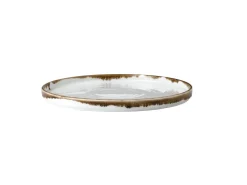 DUDSON Assiette plate rond blanc porcelaine vitrifiée Ø 26 cm Harvest New