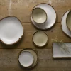 DUDSON Assiette plate rond blanc porcelaine vitrifiée Ø 21 cm Harvest New