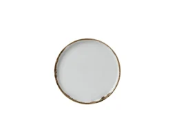 DUDSON Assiette plate rond blanc porcelaine vitrifiée Ø 21 cm Harvest New