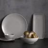 Assiette plate rond blanc porcelaine Ø 27,3 cm Evo Pearl - DUDSON Best