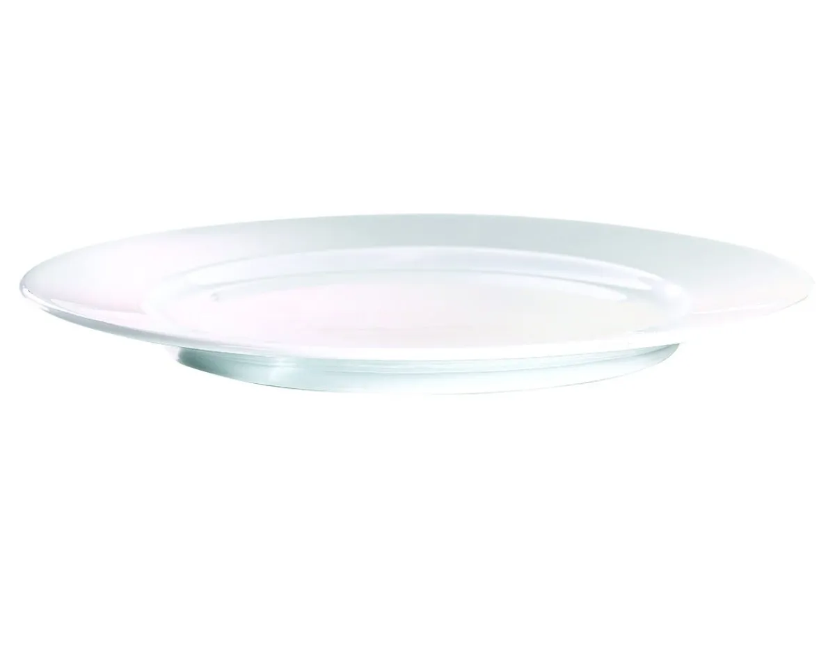 Assiette plate rond blanc porcelaine culinaire Ø 26 cm Sancerre - PILLIVUYT New
