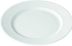 PILLIVUYT Assiette plate rond blanc porcelaine culinaire Ø 20 cm Plisse Discount