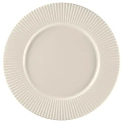 Assiette plate rond blanc porcelaine bone china Ø 31,5 cm Spectra - RAK New