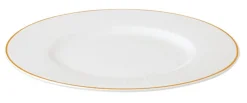 VILLEROY & BOCH Assiette plate rond blanc porcelaine bone china Ø 27,5 cm Chateau Septfontaines Clearance