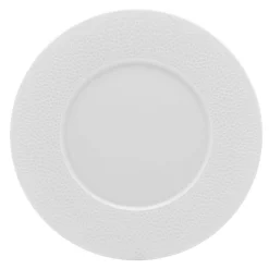 DEGRENNE Assiette plate rond blanc porcelaine de limoges Ø 28 cm L' Fragment Outlet