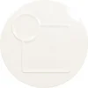 Assiette plate rond blanc porcelaine vitrifiée Ø 29,8 cm Create - RAK New
